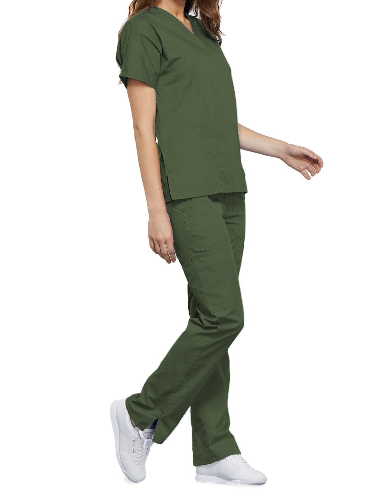 Women's 2-Pocket V-Neck Scrub Top