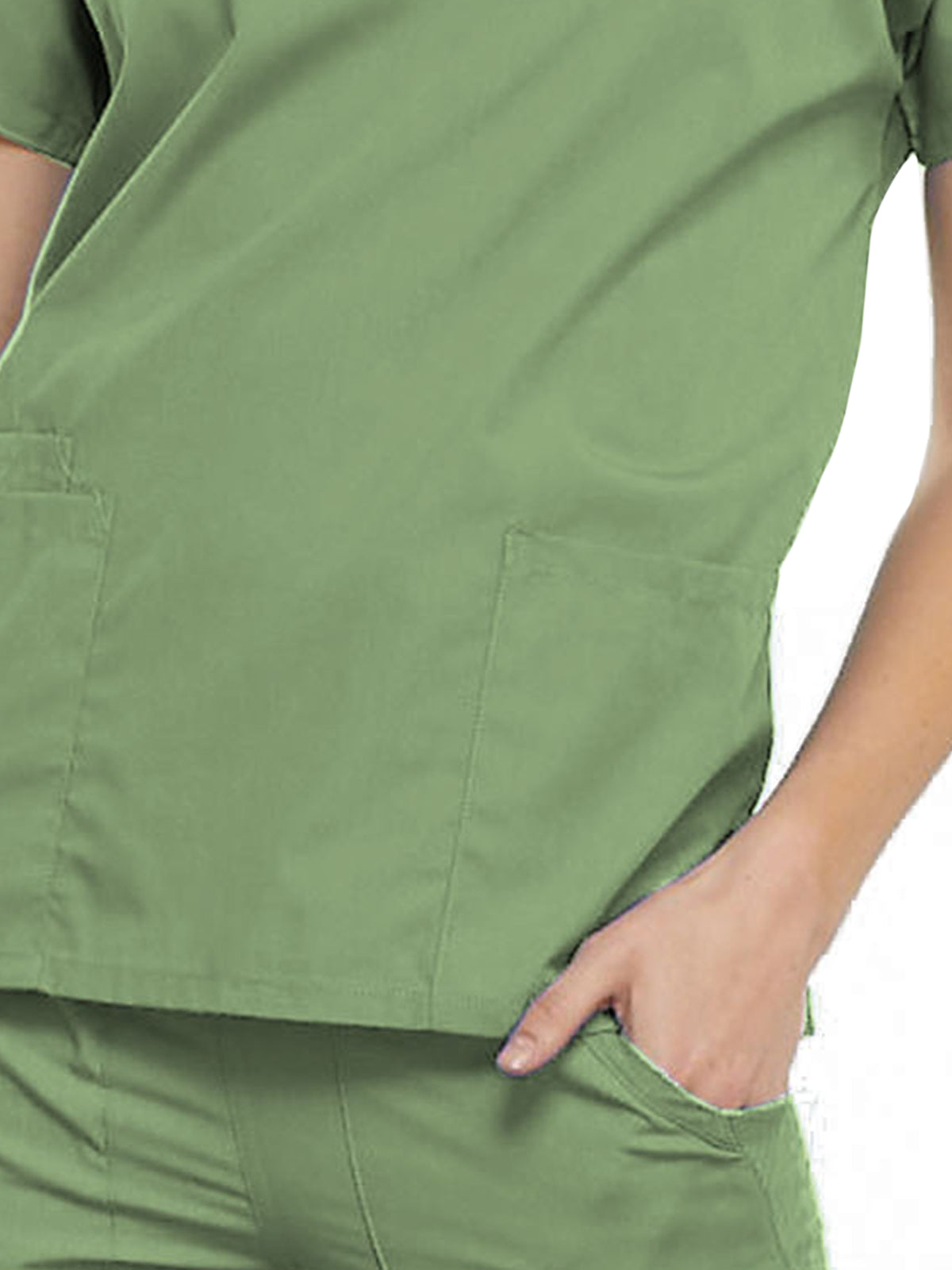 Women's 2-Pocket V-Neck Scrub Top