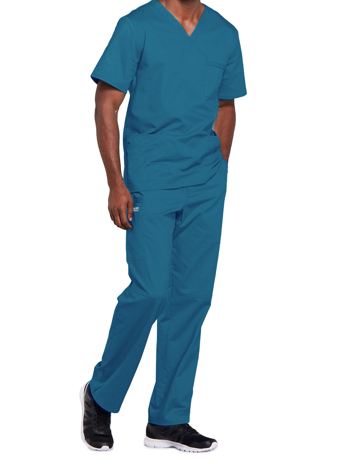 Unisex 2-Pocket V-Neck Scrub Top