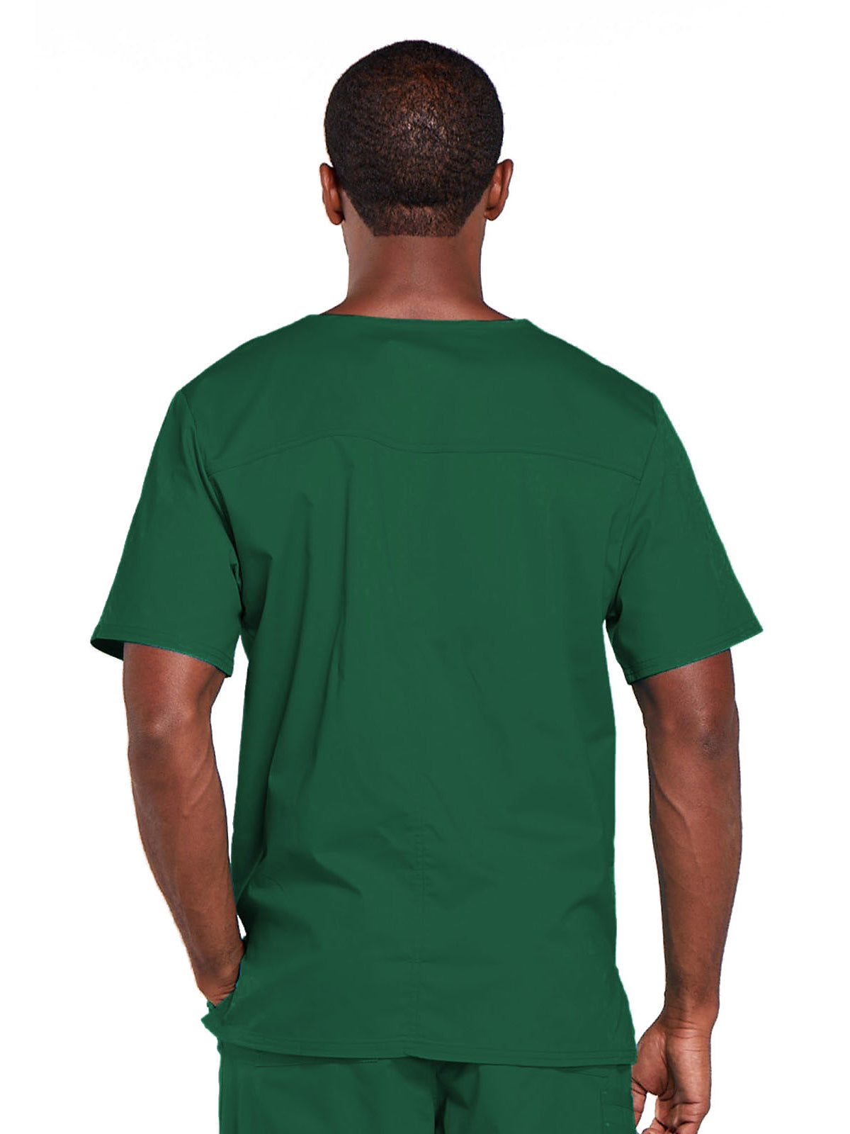 Unisex 2-Pocket V-Neck Top