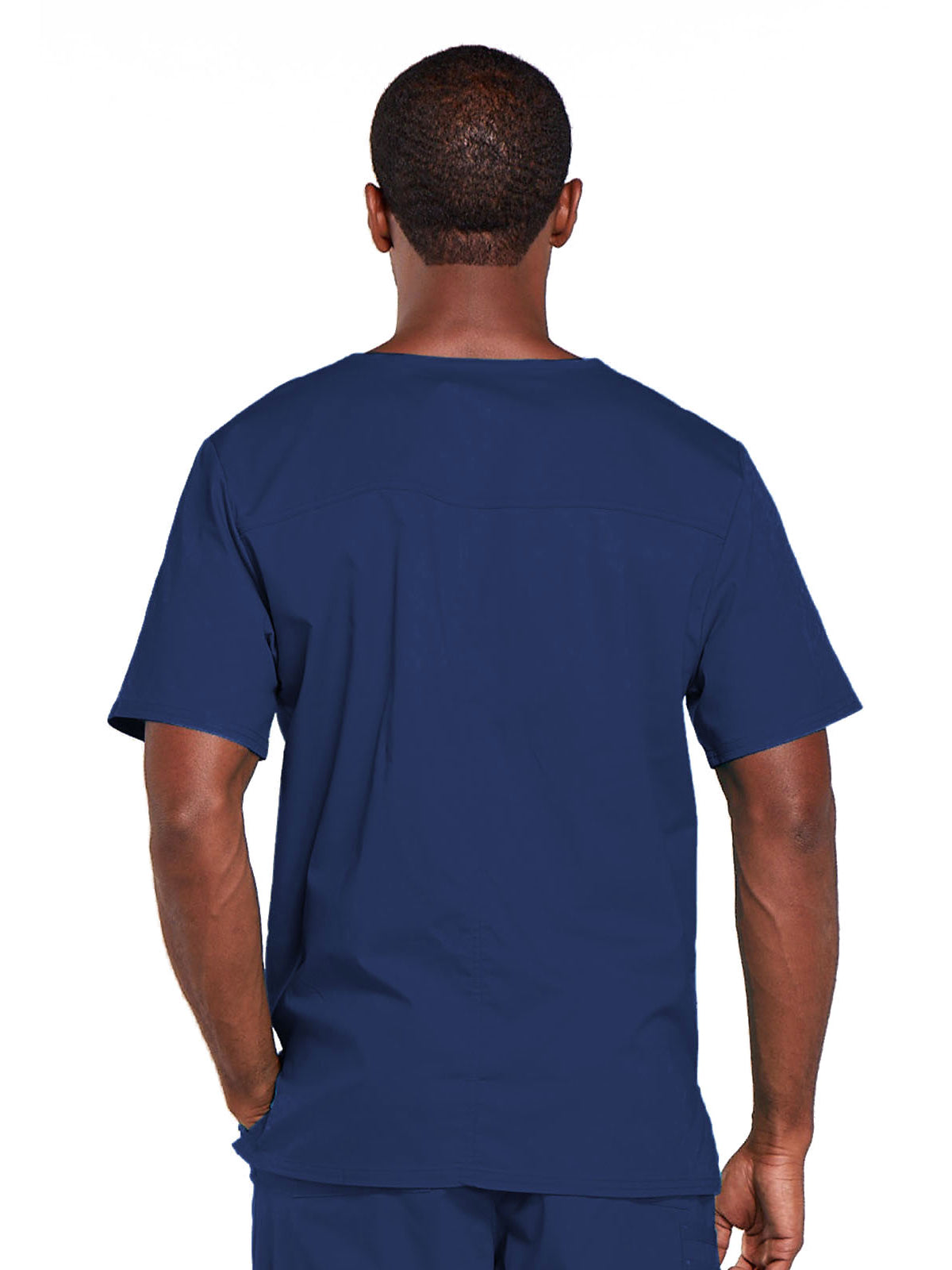 Unisex 2-Pocket V-Neck Top