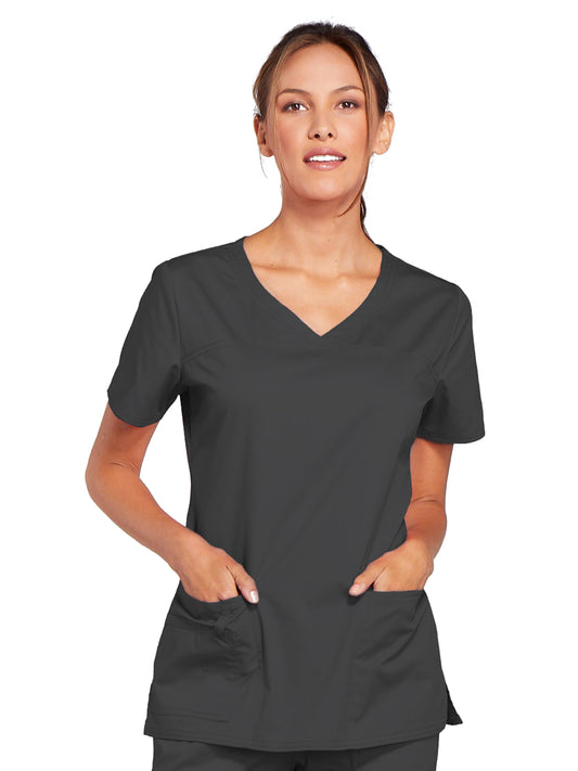 Women's 3-Pocket V-Neck Top