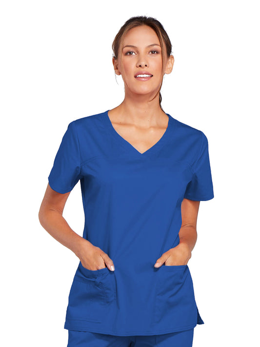 Women's 3-Pocket V-Neck Top