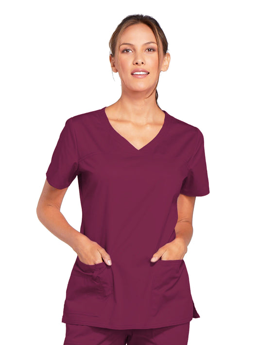 Women's 3-Pocket V-Neck Top