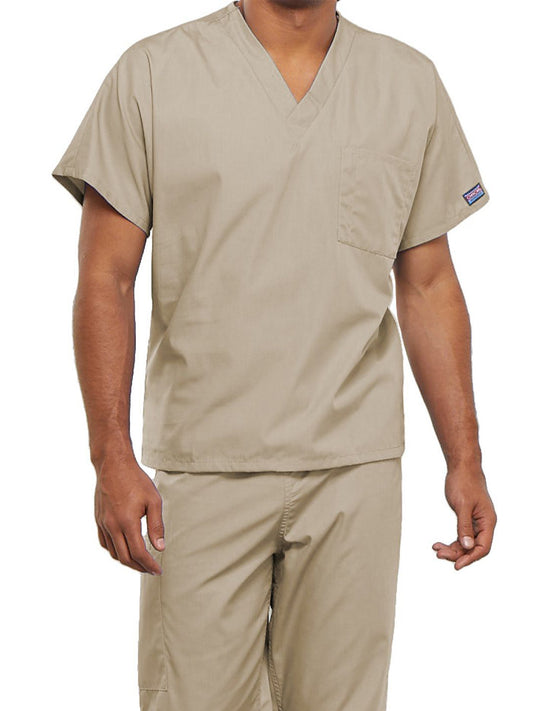 Unisex 1-Pocket V-Neck Scrub Top