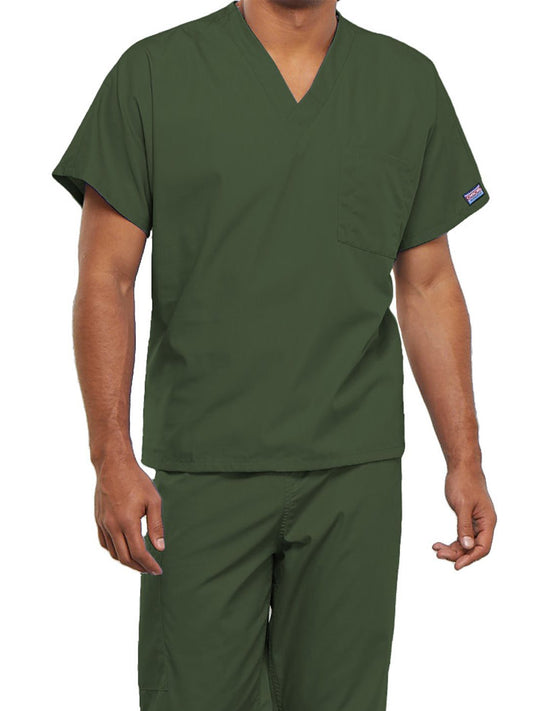 Unisex 1-Pocket V-Neck Scrub Top