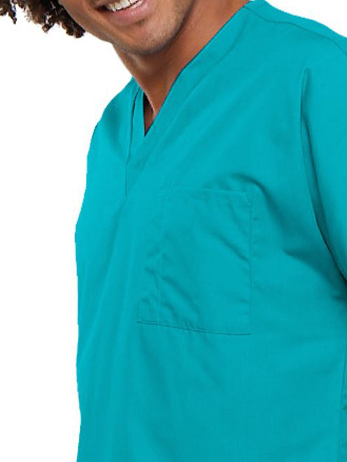 Unisex 1-Pocket V-Neck Scrub Top