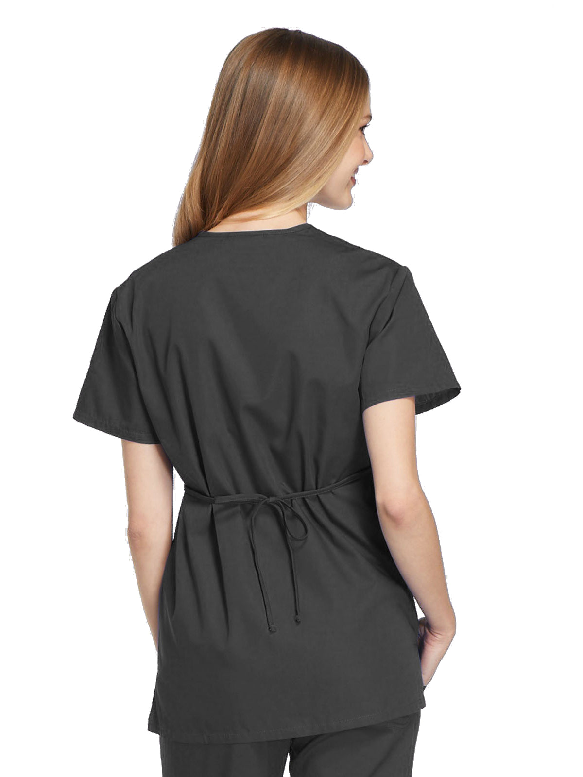 Women's Tie-Back Mock Wrap Top