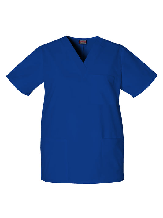 Unisex 3-Pocket V-Neck Top