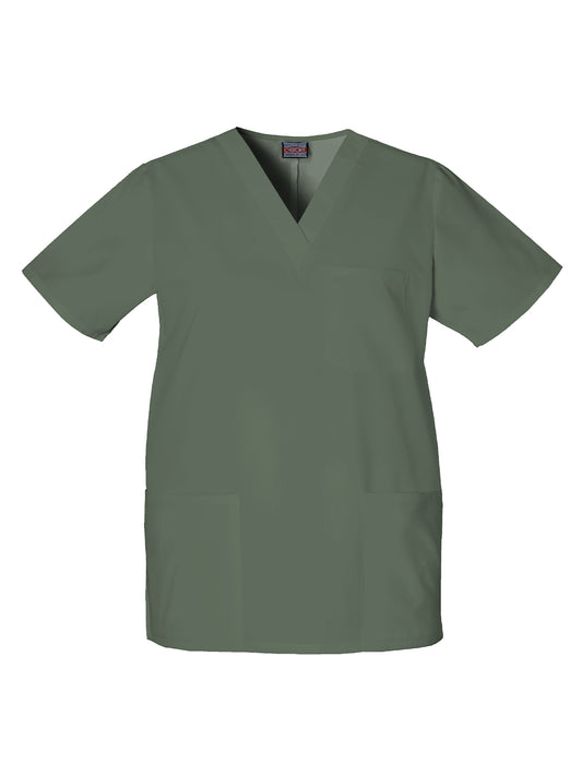 Unisex 3-Pocket V-Neck Top