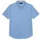 Girls' Short Sleeve Oxford Shirt - 57422 - Light Blue