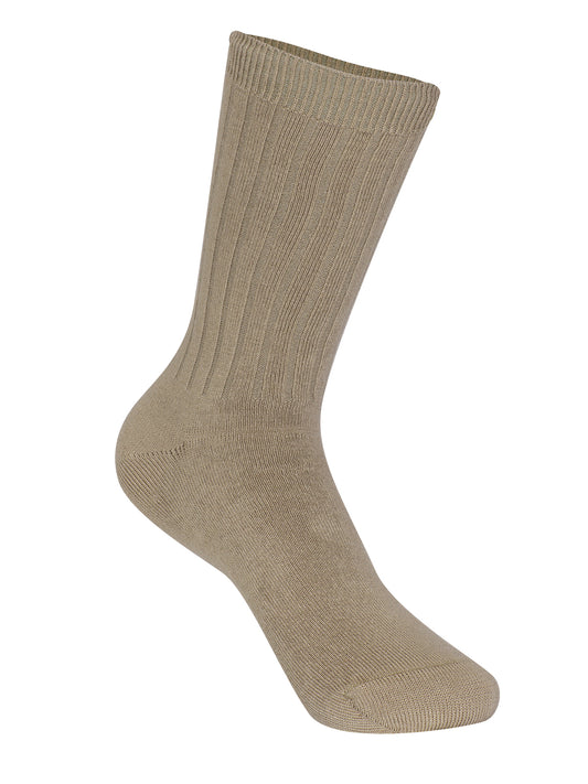 Unisex Rib Crew Socks - 3 Pack