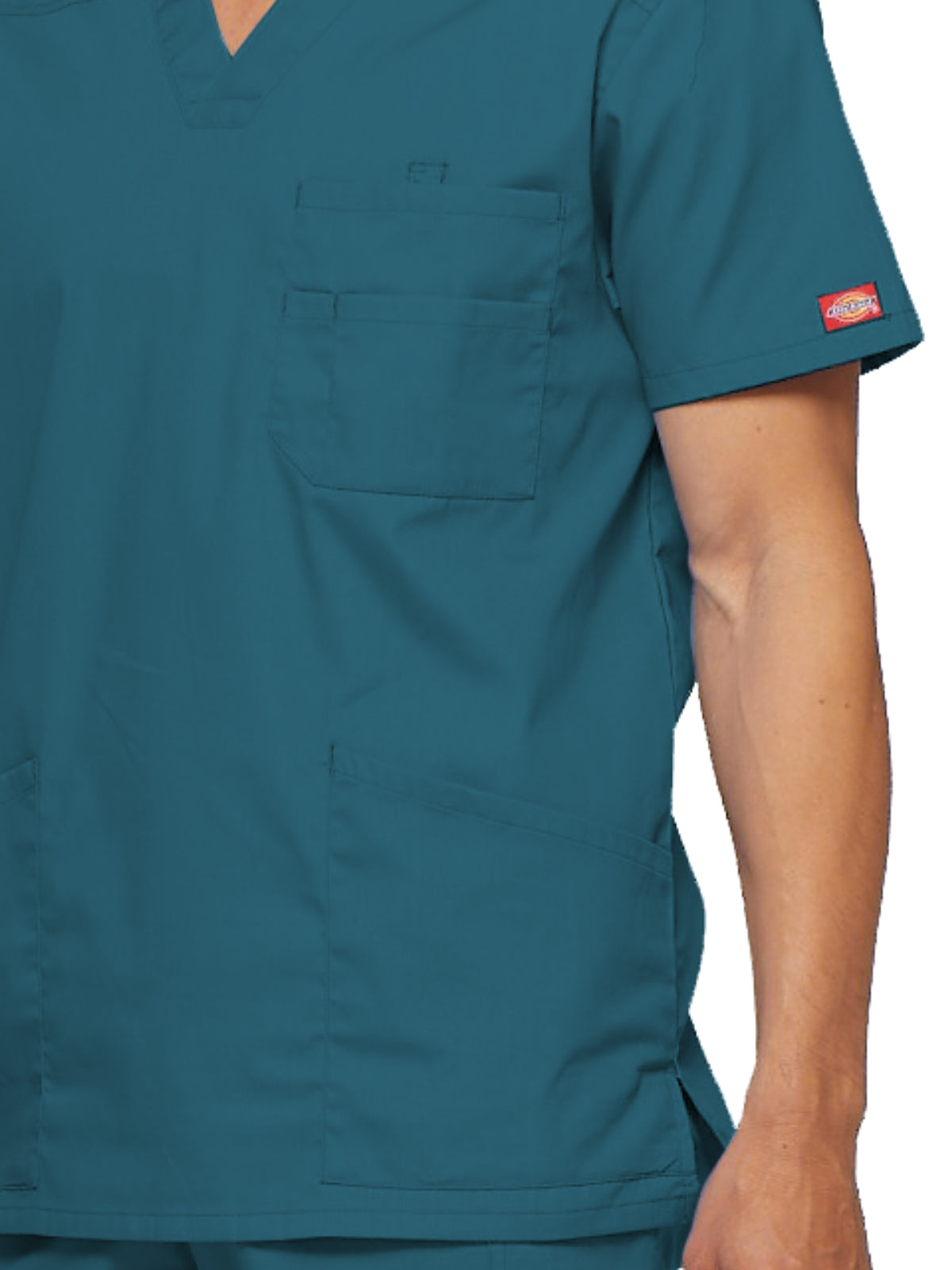 Men's 5-Pocket V-Neck Scrub Top