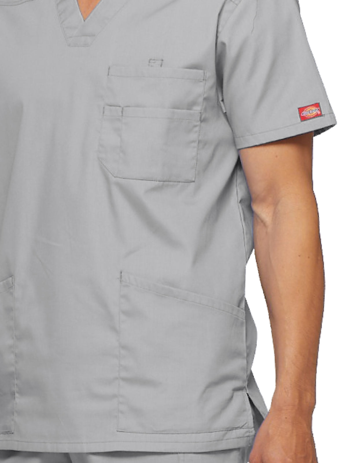 Men's 5-Pocket V-Neck Scrub Top