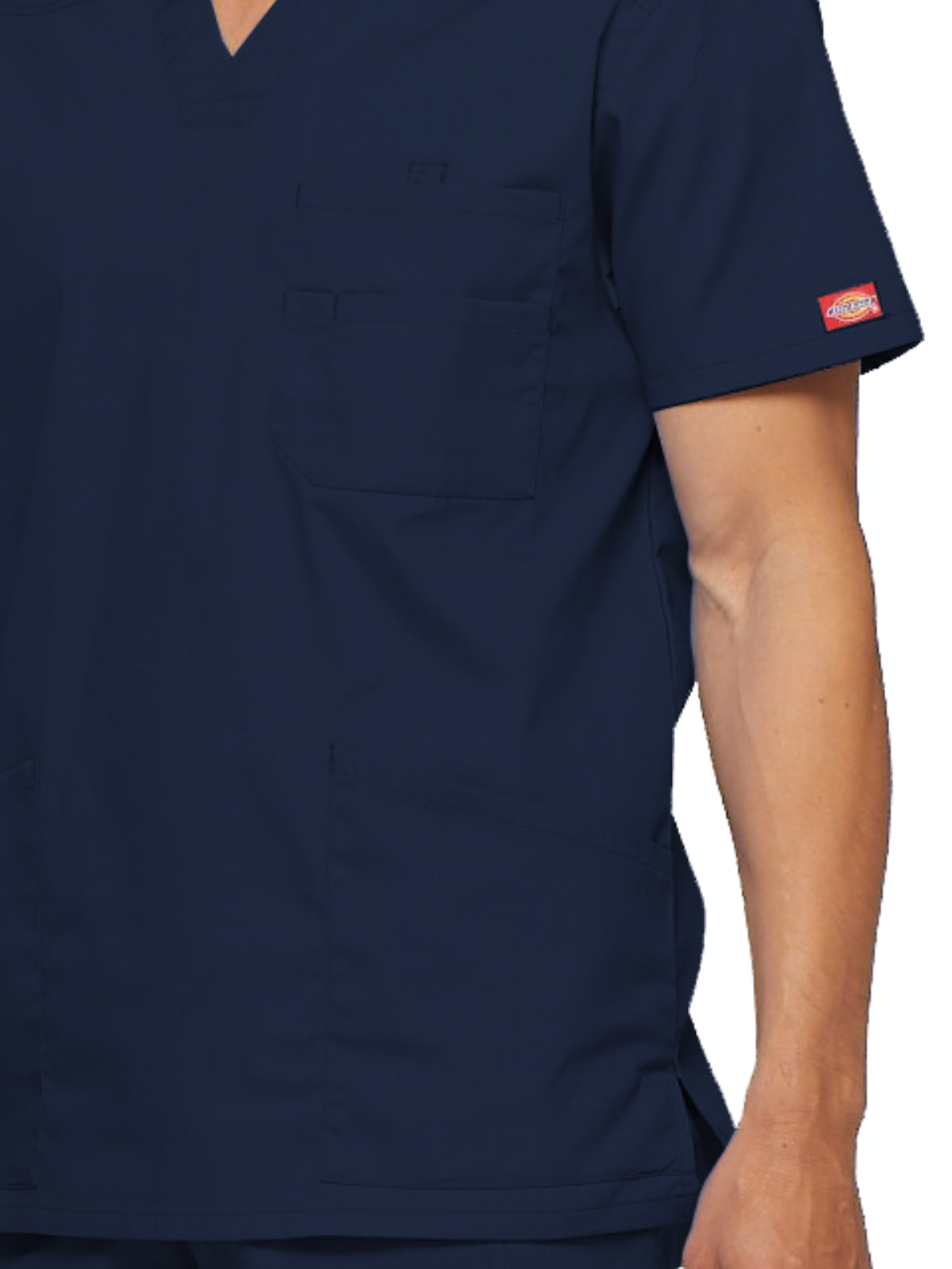 Men's 5-Pocket V-Neck Scrub Top