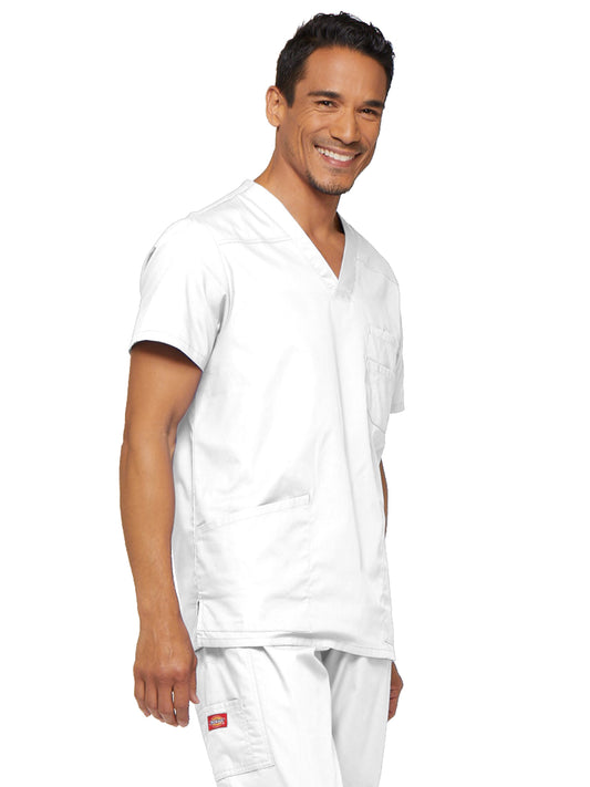 Men's 5-Pocket V-Neck Scrub Top