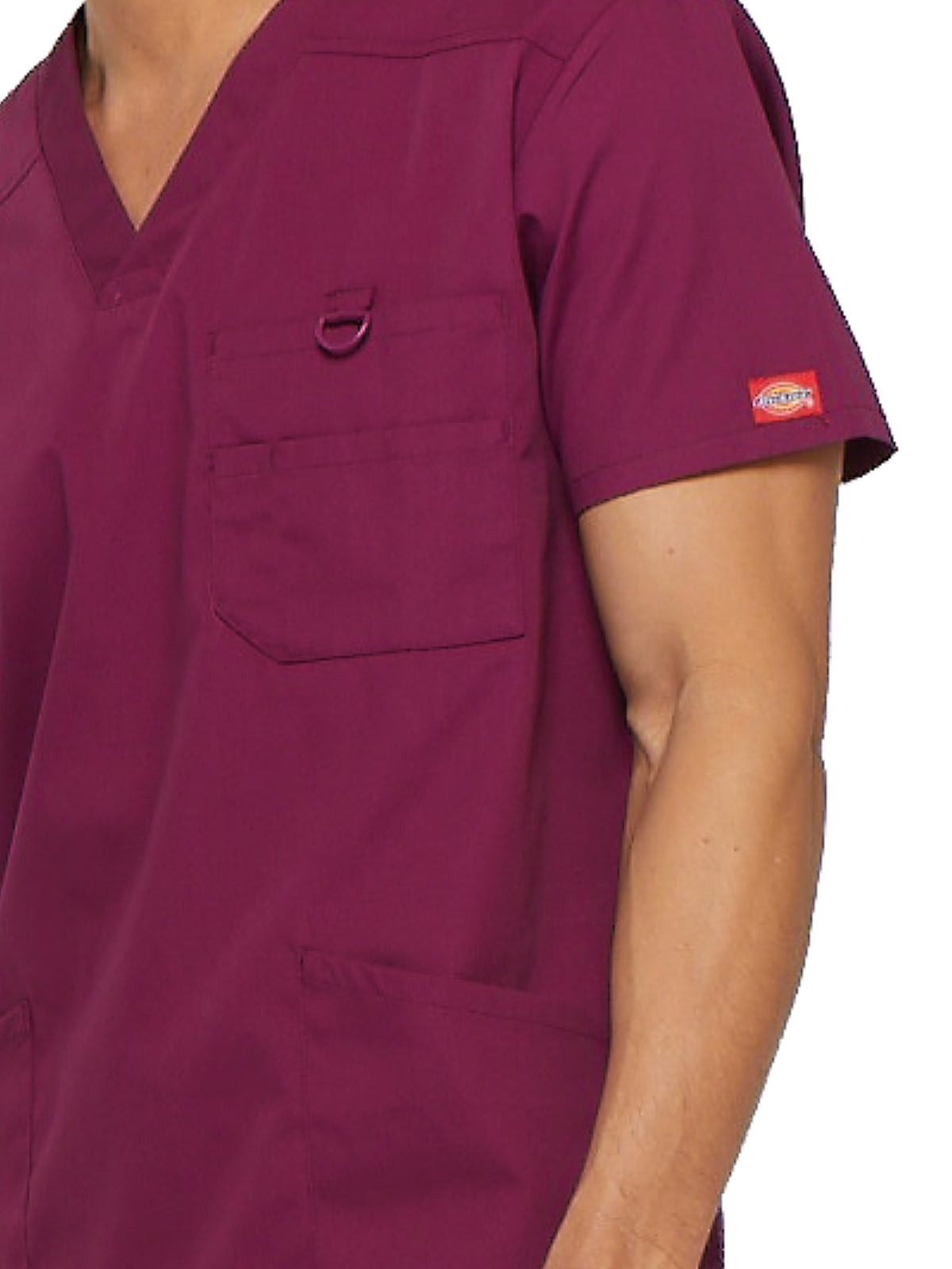 Men's 5-Pocket V-Neck Scrub Top