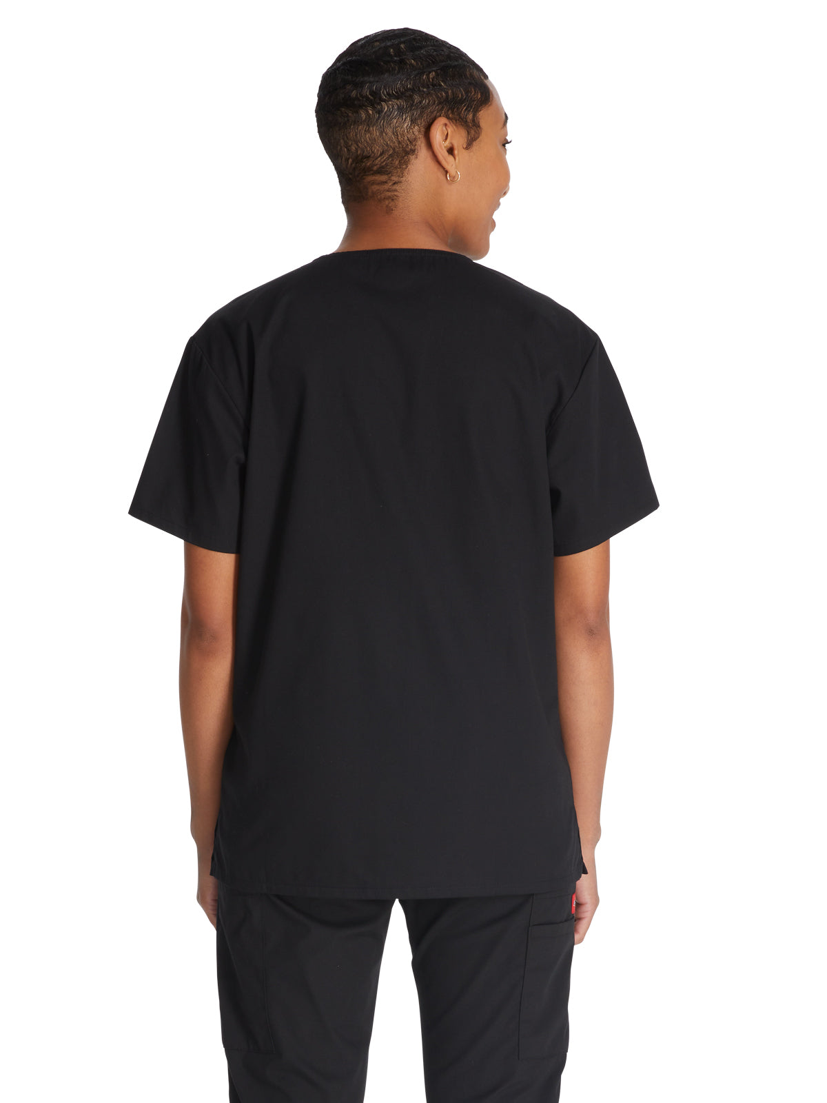 Unisex 1-Pocket Tuckable V-Neck Top