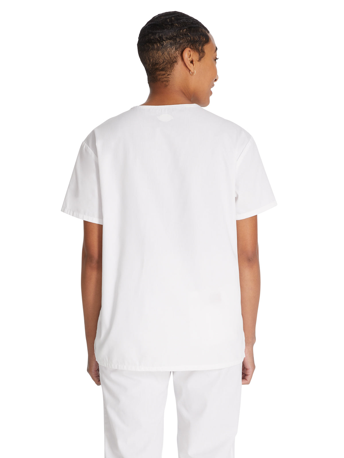 Unisex 1-Pocket Tuckable V-Neck Top