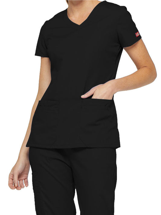 Women's 6-Pocket V-Neck Scrub Top