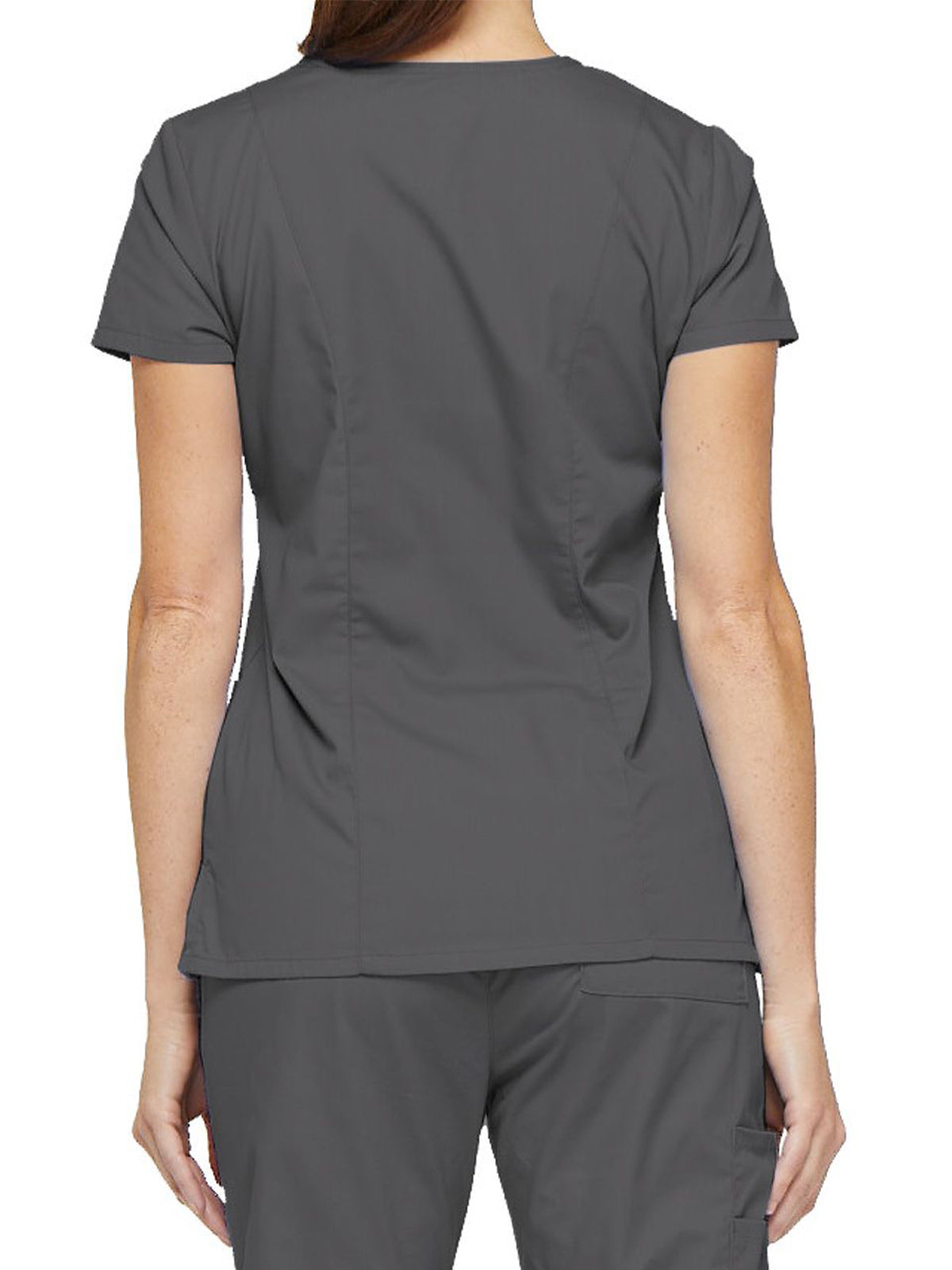 Women's 6-Pocket V-Neck Scrub Top