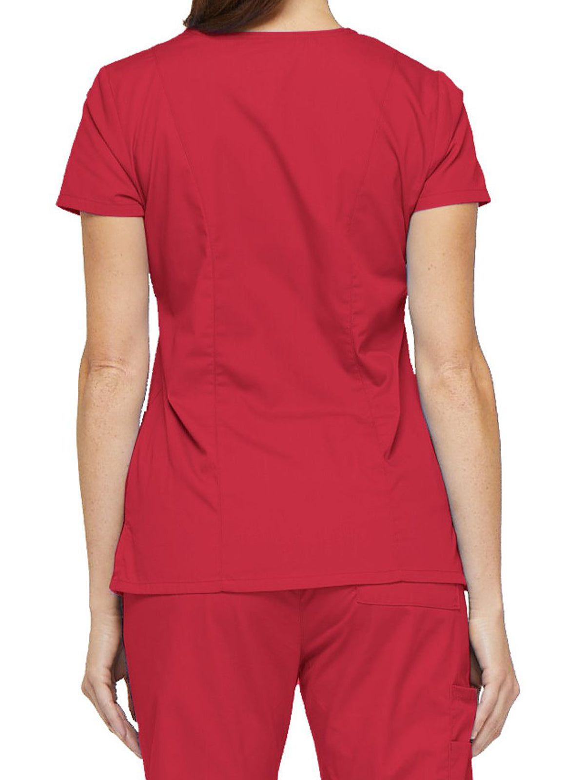 Women's 6-Pocket V-Neck Scrub Top