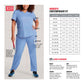 Women's 6-Pocket V-Neck Top - 85906 - Royal