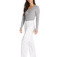 Women's Natural Rise Tapered Leg Pull-On Pant