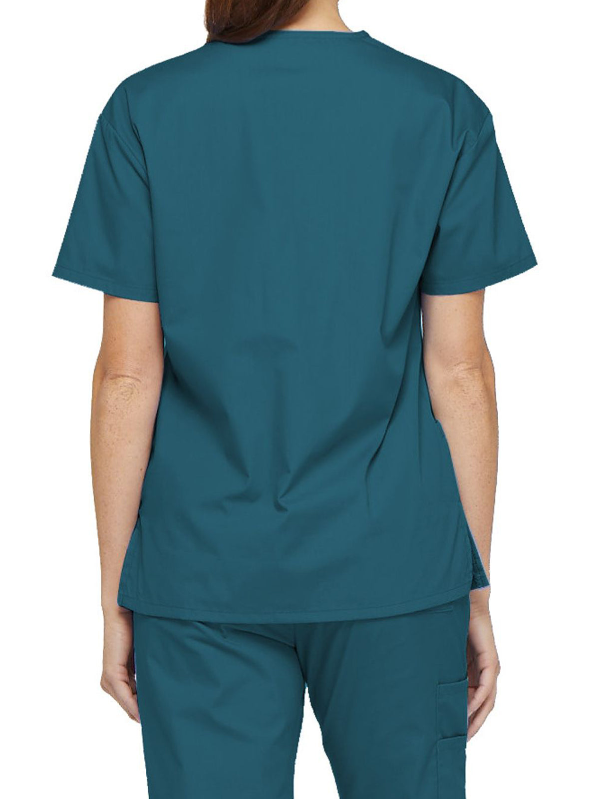 Women's 2-Pocket V-Neck Scrub Top