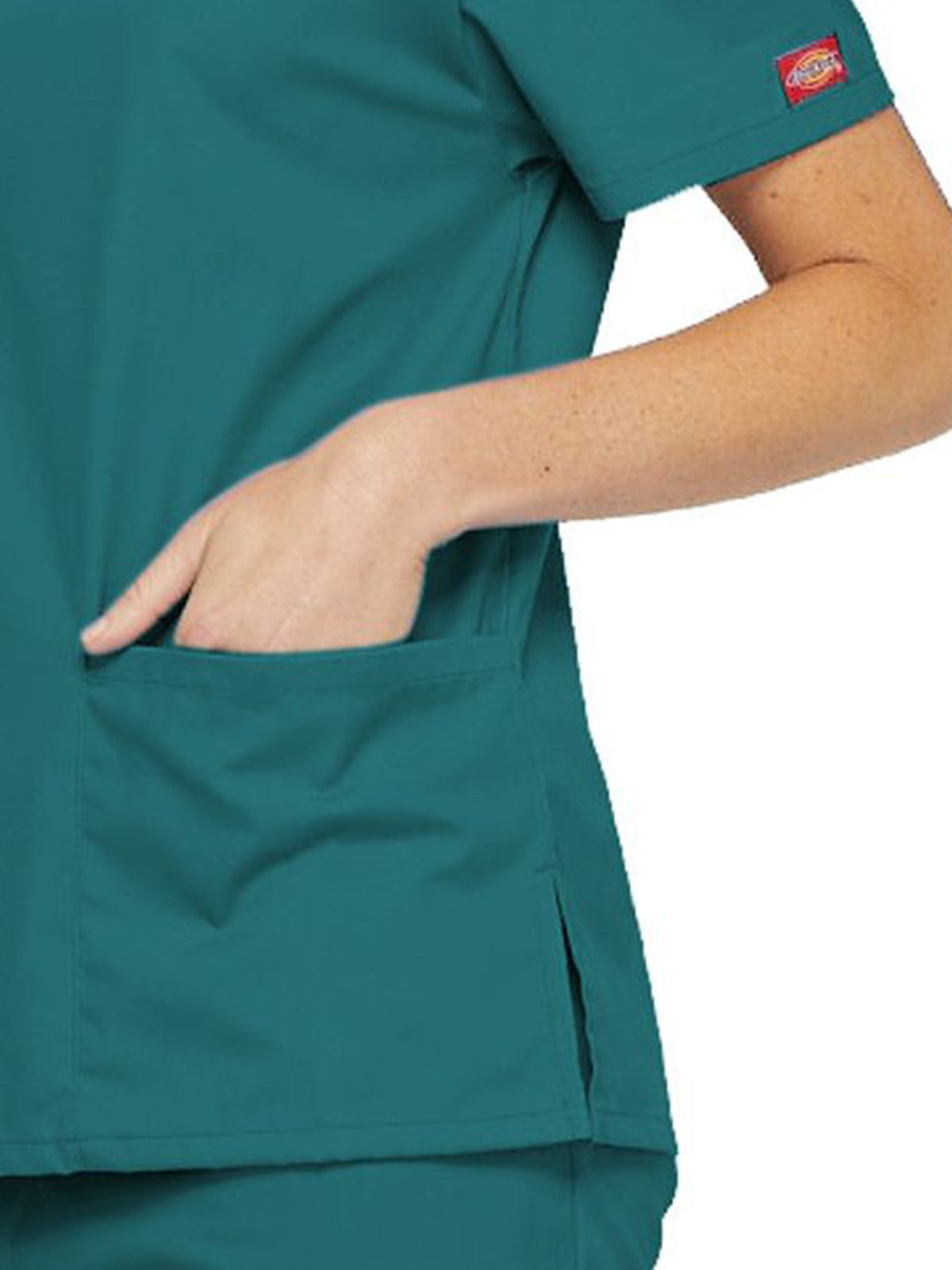 Women's 2-Pocket V-Neck Scrub Top