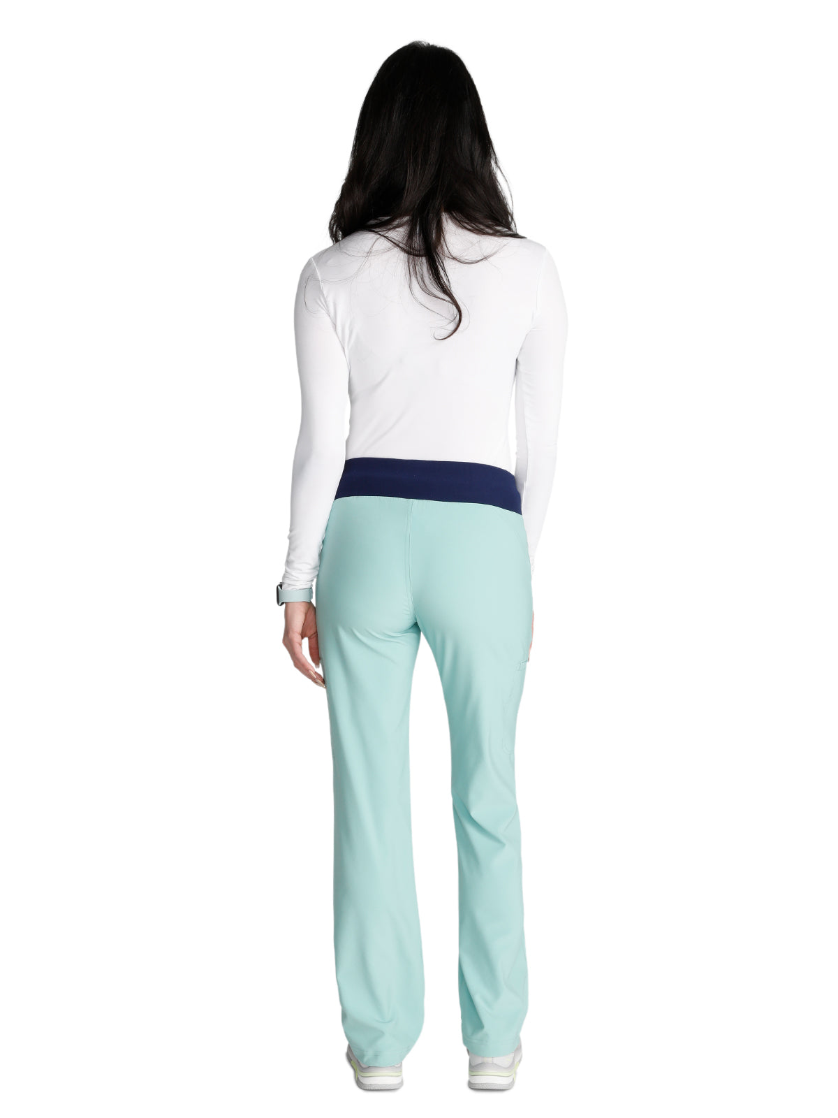 Women's 4-Pocket Mid Rise Scrub Pant