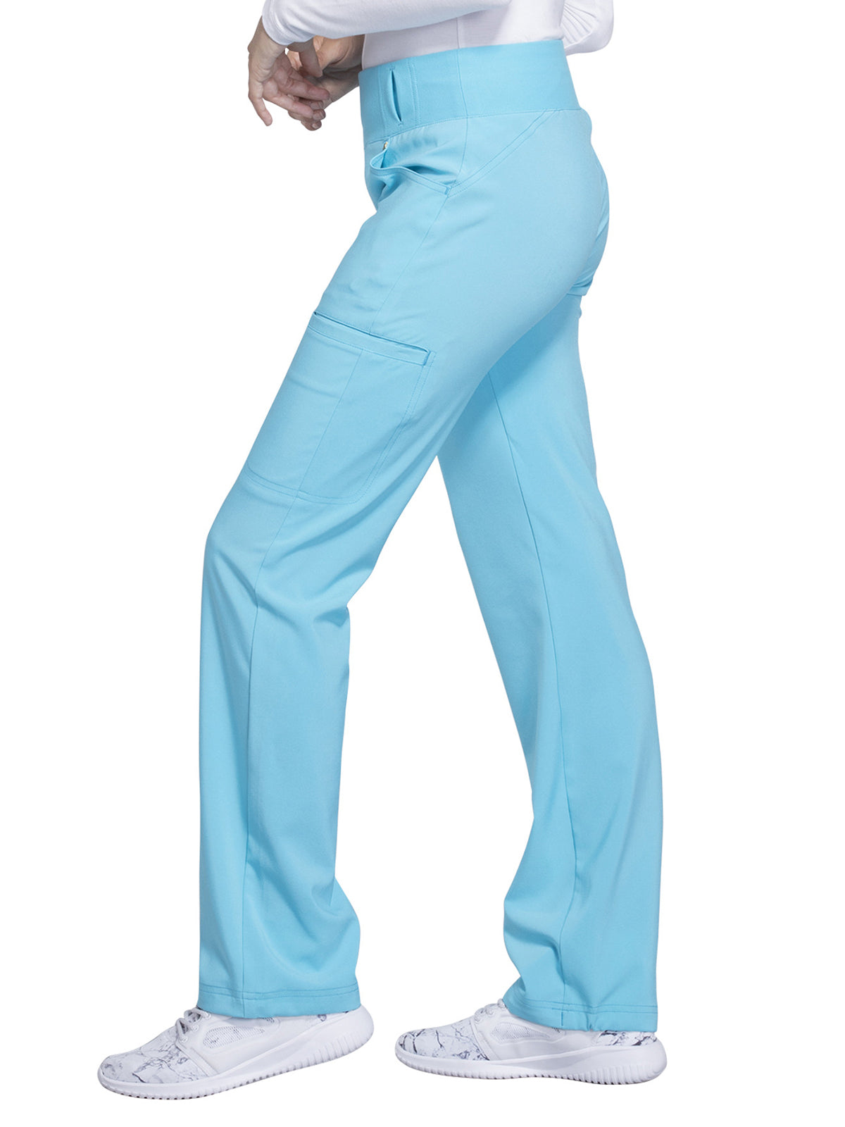 Women's 4-Pocket Mid Rise Scrub Pant