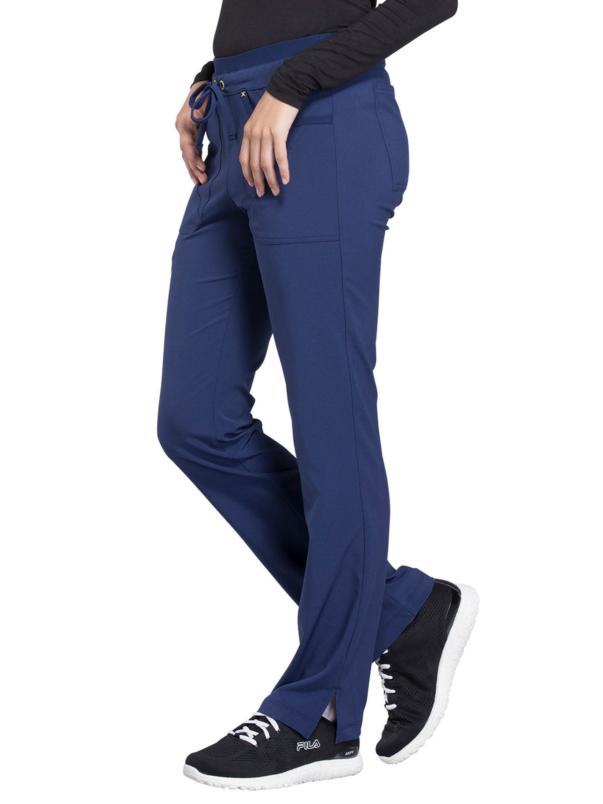 Women's Mid Rise Tapered Leg Drawstring Pant