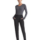 Women's High-Rise Skinny Leg Pant - CK067A - Black