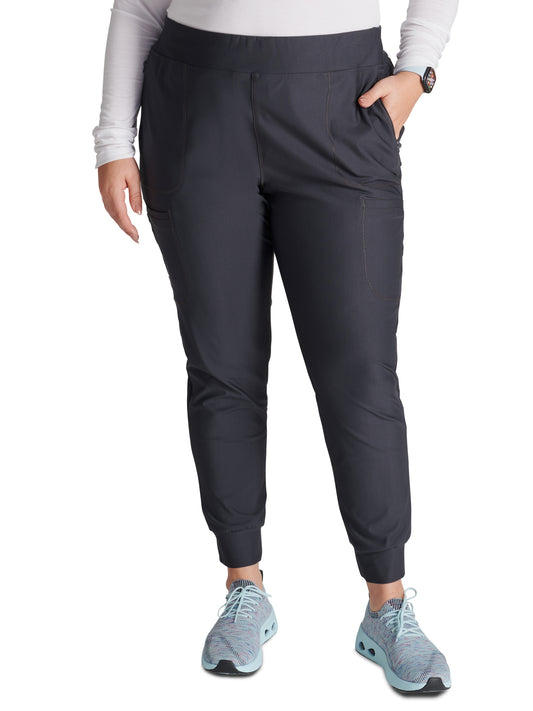 Women's Mid Rise Tapered Leg Drawstring Pant