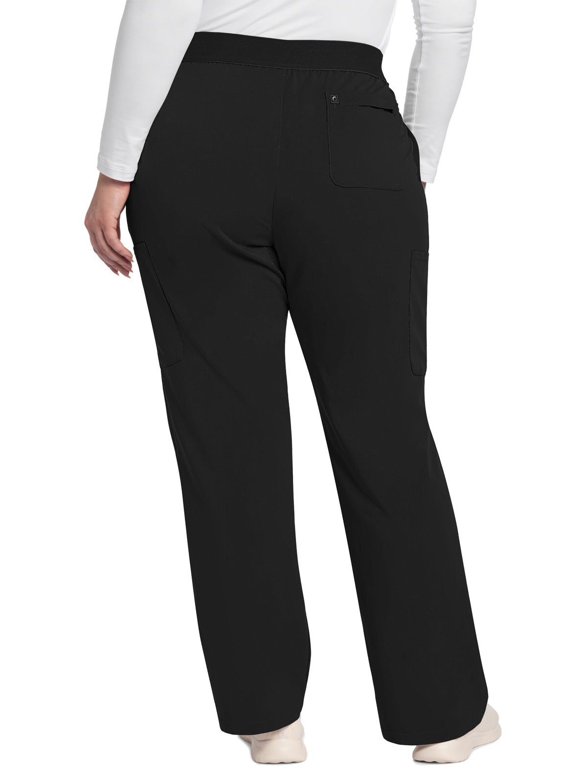 Women's 5-Pocket Mid Rise Moderate Flare Leg Pant