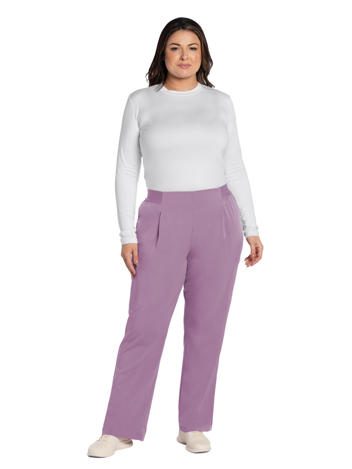 Women's 5-Pocket Mid Rise Moderate Flare Leg Pant