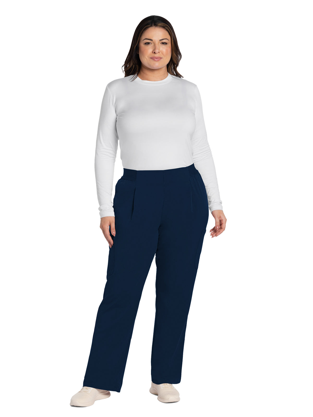 Women's 5-Pocket Mid Rise Moderate Flare Leg Pant