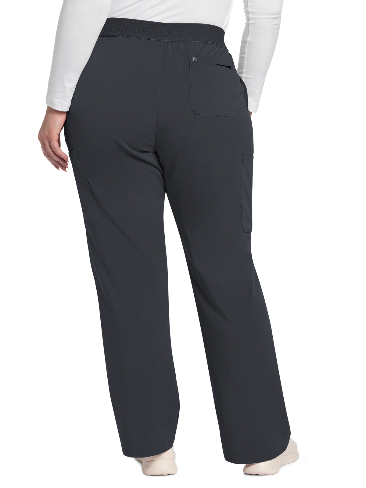 Women's 5-Pocket Mid Rise Moderate Flare Leg Pant