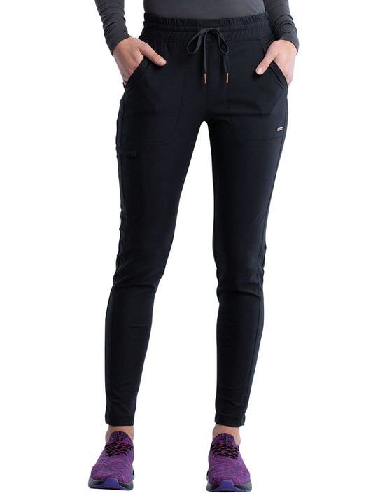 Women's 5 Pocket Tapered Leg Scrub Pant