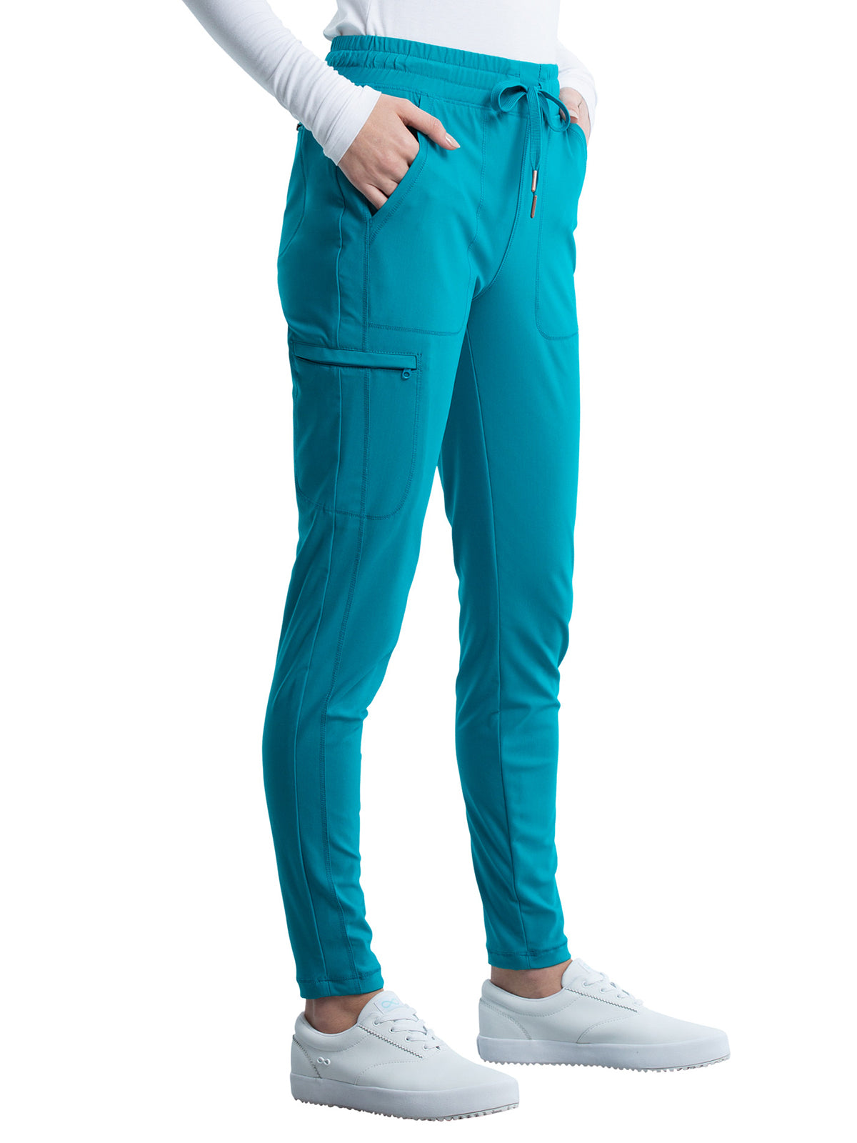 Women's 5 Pocket Tapered Leg Scrub Pant