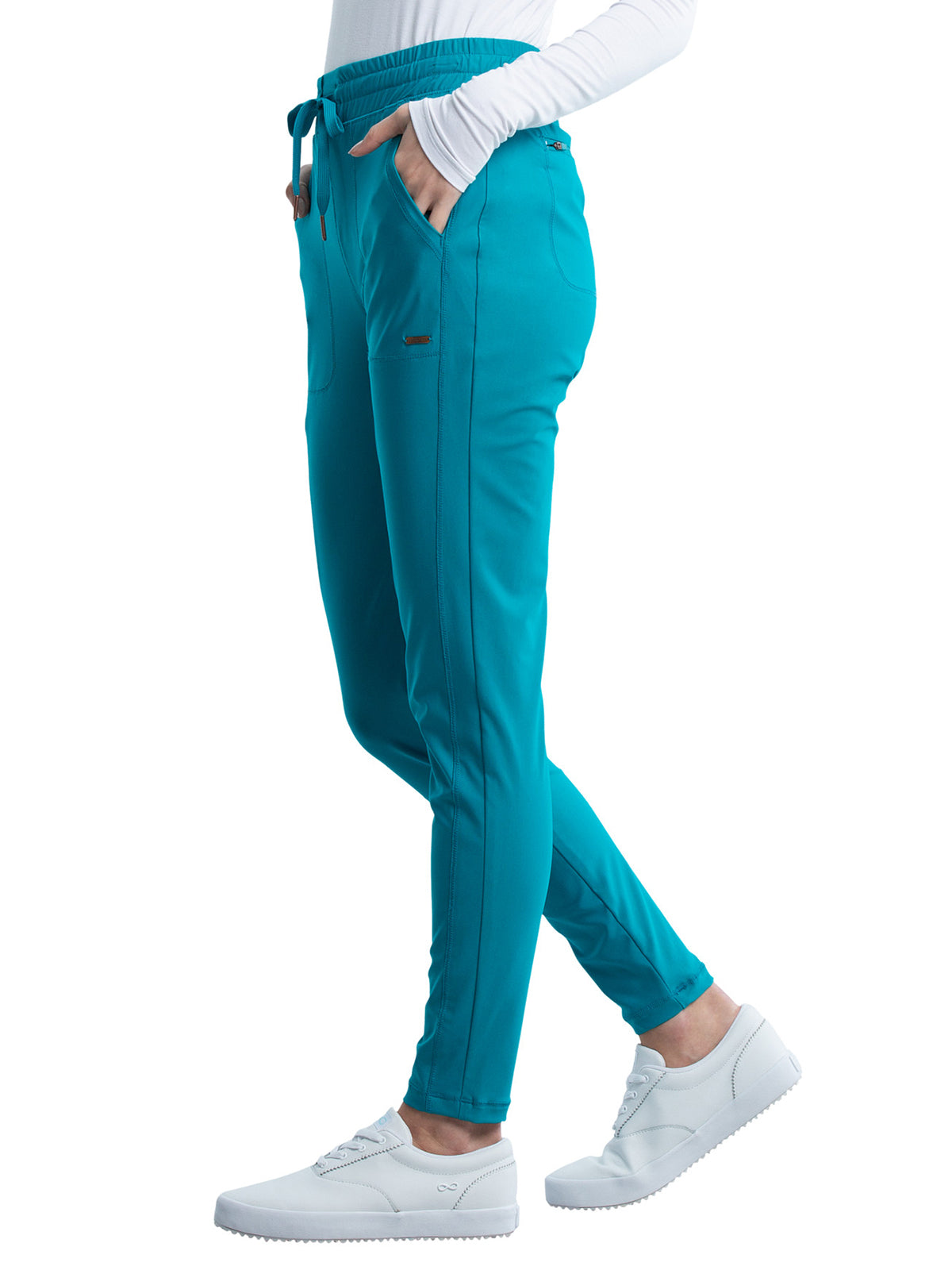 Women's 5 Pocket Tapered Leg Scrub Pant