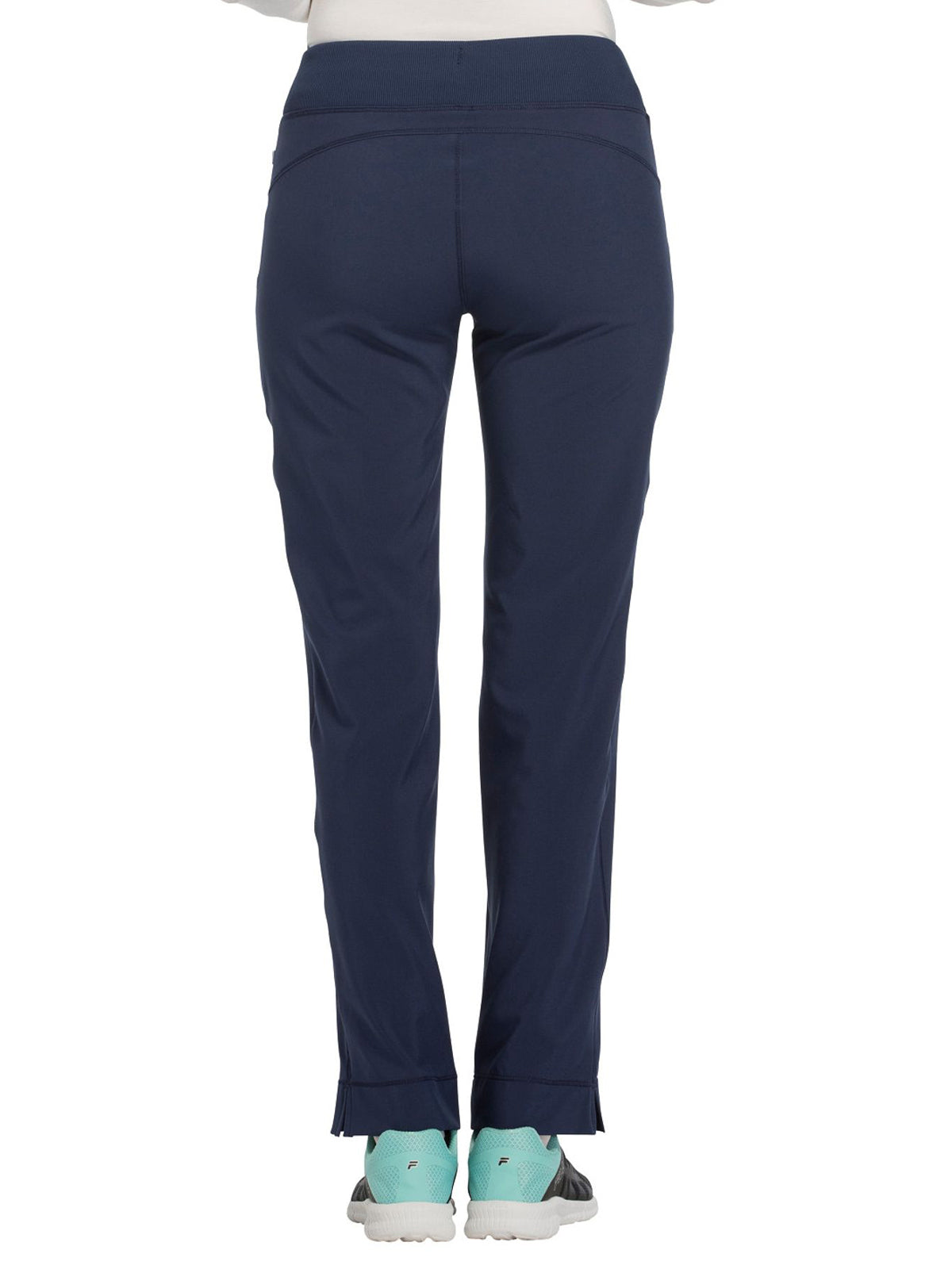 Women's 4-Pocket Mid Rise Tapered Leg Pant