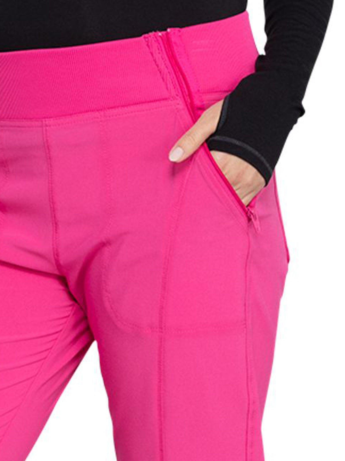 Women's Elastic Waistband Mid Rise Jogger Pant