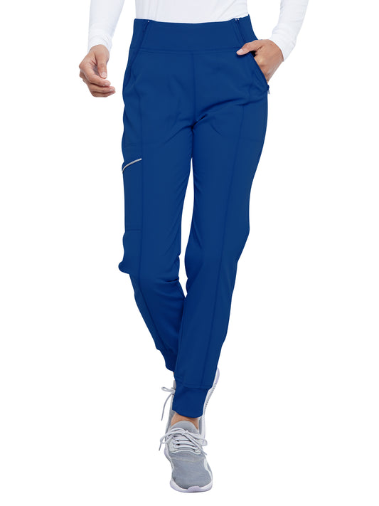 Women's Elastic Waistband Mid Rise Jogger Pant