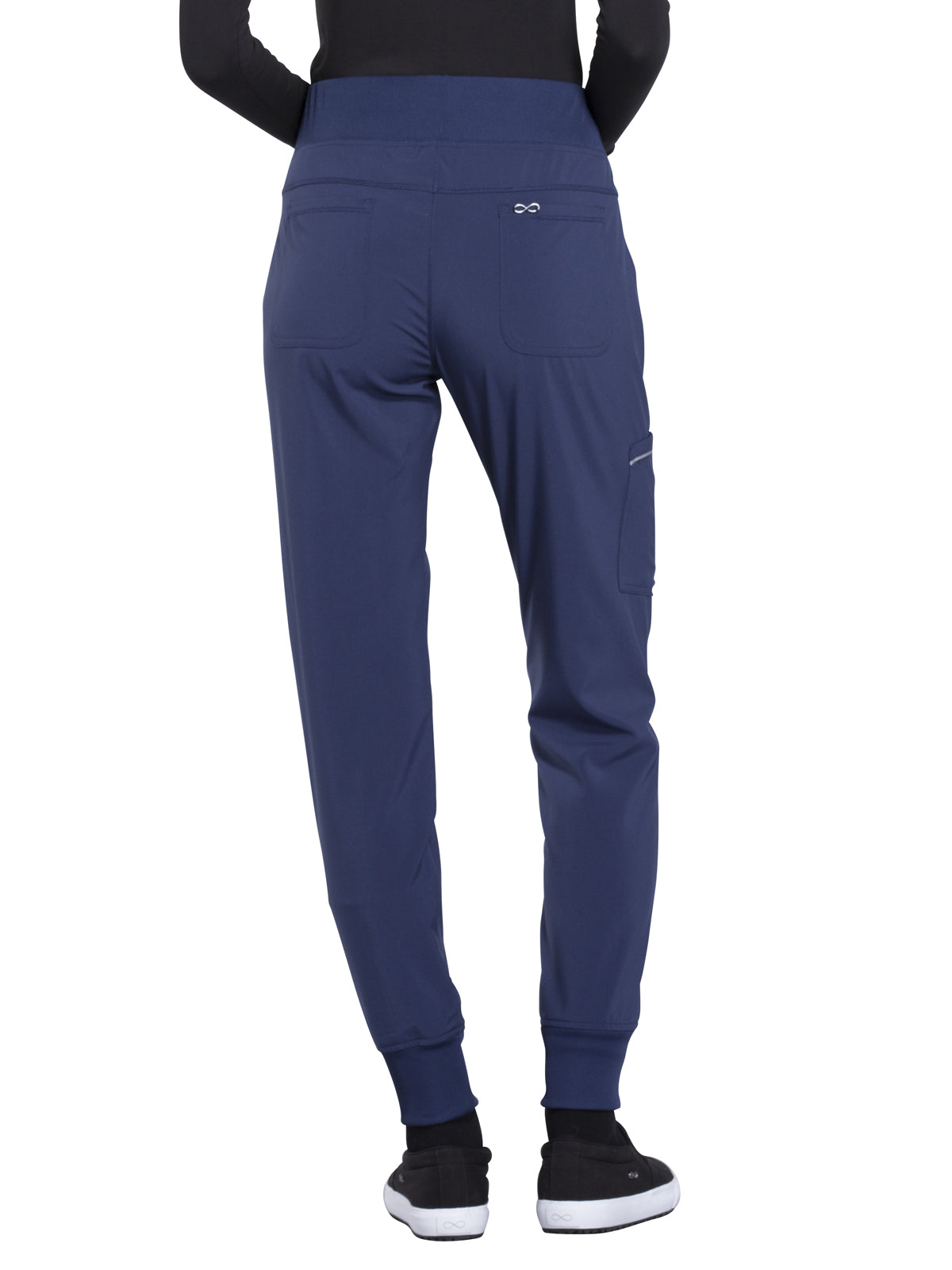 Women's Elastic Waistband Mid Rise Jogger Pant