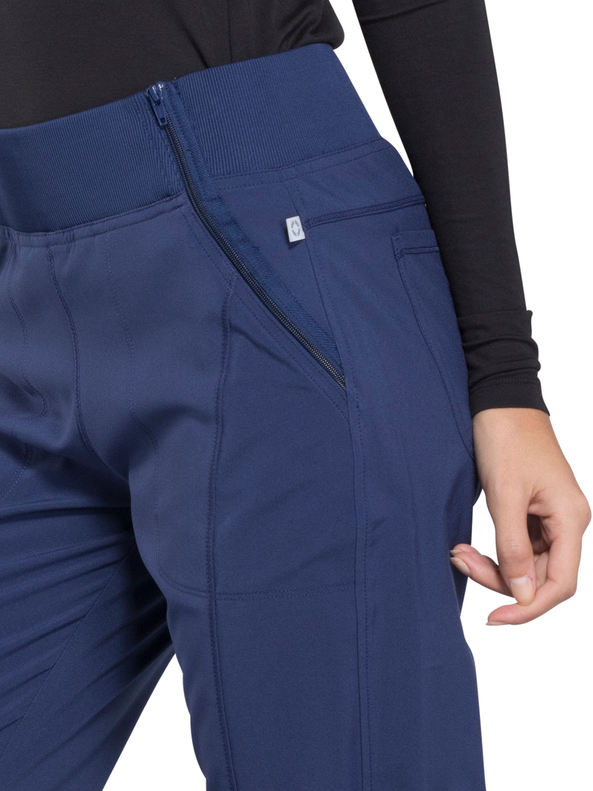 Women's Elastic Waistband Mid Rise Jogger Pant