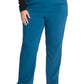 Women's Mid Rise Pull On Straight Leg Scrub Pant