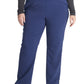 Women's Mid Rise Pull On Straight Leg Scrub Pant