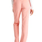 Women's Mid Rise Pull On Straight Leg Scrub Pant